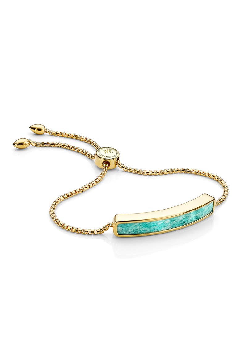 Engravable Baja Stone Bracelet, Main, color, YELLOW GOLD