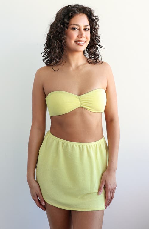 Dippin Daisys Hudson Bandeau Bikini Top In Yellow