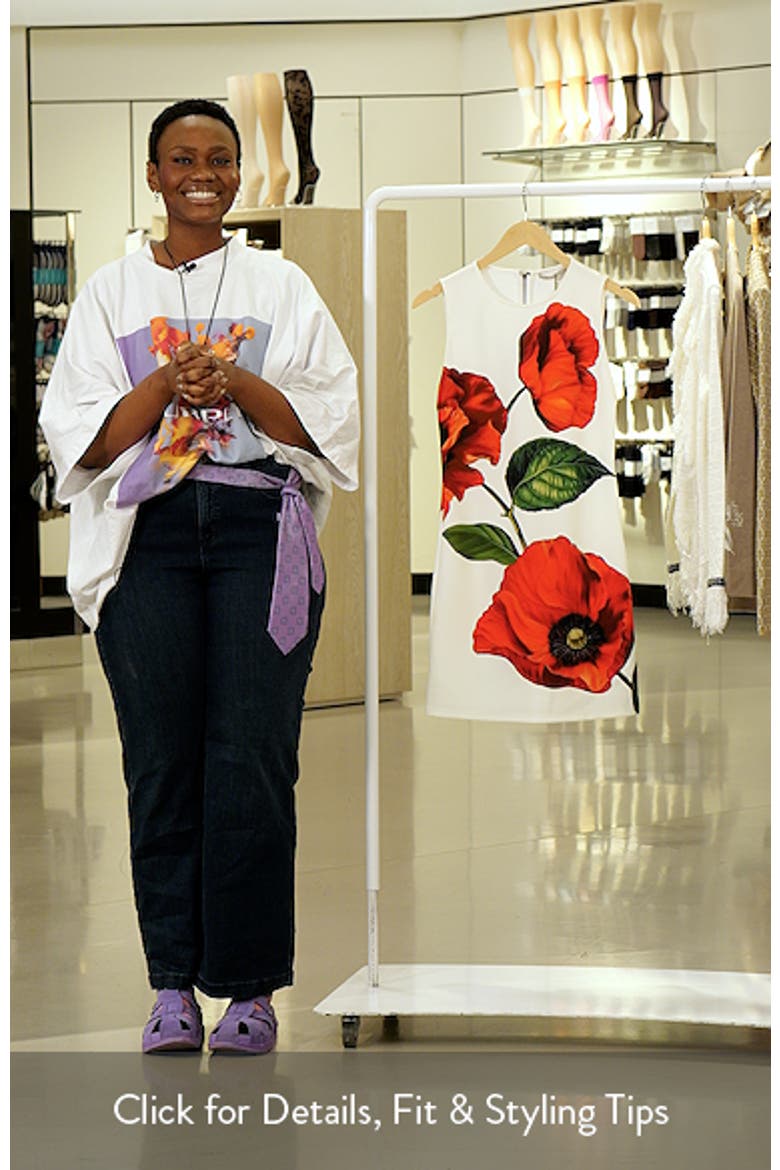 Wynell Floral Scuba Knit Minidress video