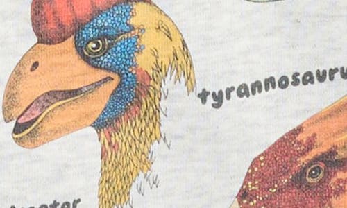 Rock Your Baby Kids' Dino Bright French Terry Sweat Shorts In Multi
