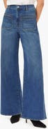 Habitual Emerson Patch Pocket High Waist Relaxed Flare Jeans