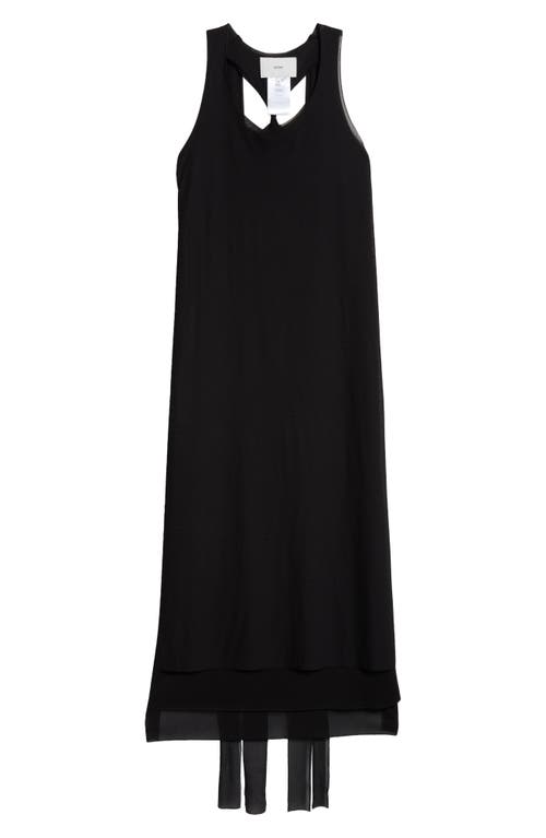 SETCHU SETCHU TIERED SHEER TANK DRESS