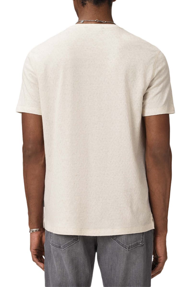 John Varvatos Elm Texture Short Sleeve Henley, Alternate, color, Linen