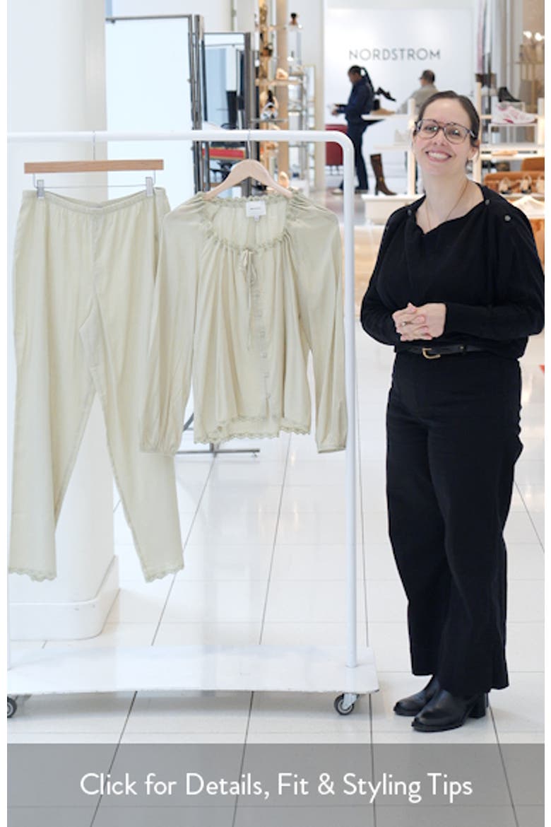 Paloma Relaxed Fit Organic Cotton Blend Pajamas video