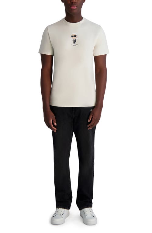 Karl Lagerfeld Paris Small Karl Graphic T-shirt In Natural