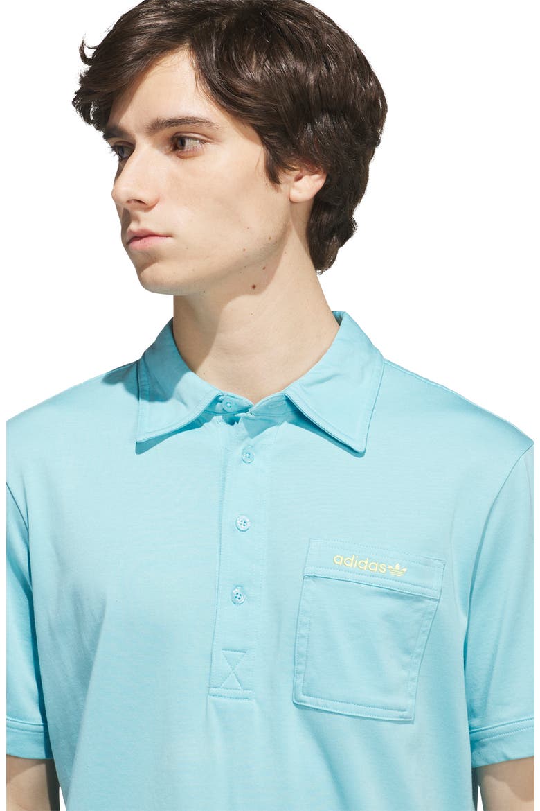 Originals Pocket Polo, Alternate, color, LIGHT AQUA