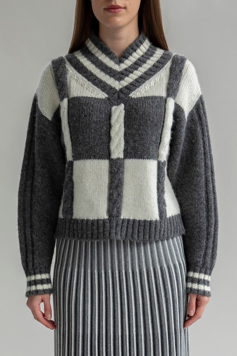 Kari Pullover, Main, color, GREY IVORY