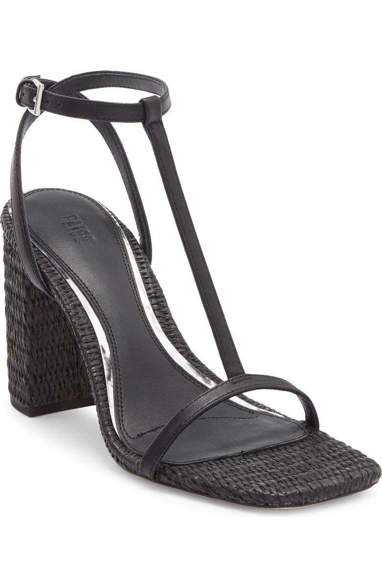 PAIGE Barrett Sandal, Main, color, Black