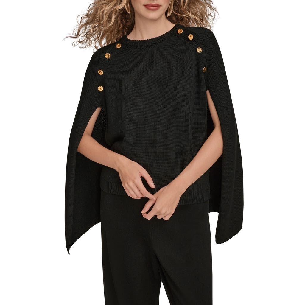 Donna Karan New York Cape Sweater In Multi