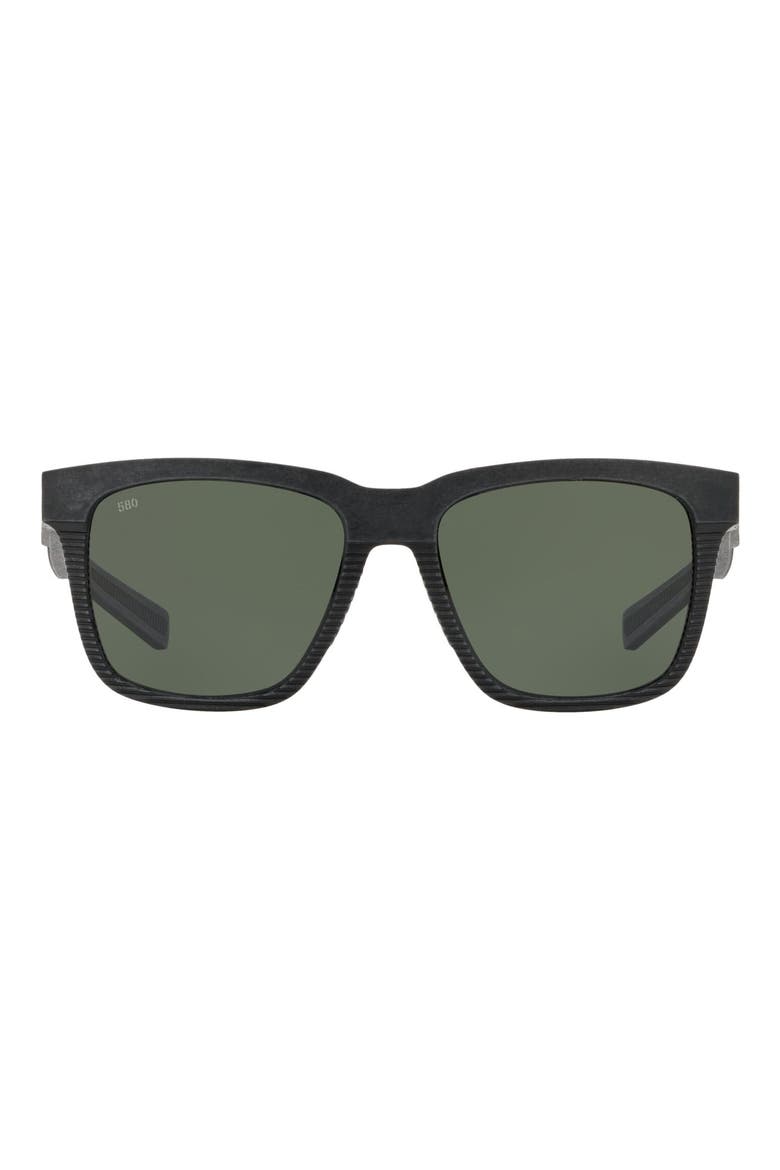 55mm Square Sunglasses, Main, color, CRYSTAL GREY