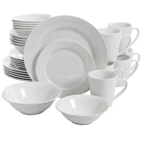 Noble Court 30 Piece Ceramic Dinnerware Set