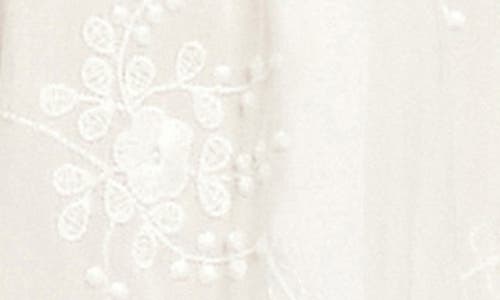 Karen Kane Embroidered Flare Sleeve Peasant Top