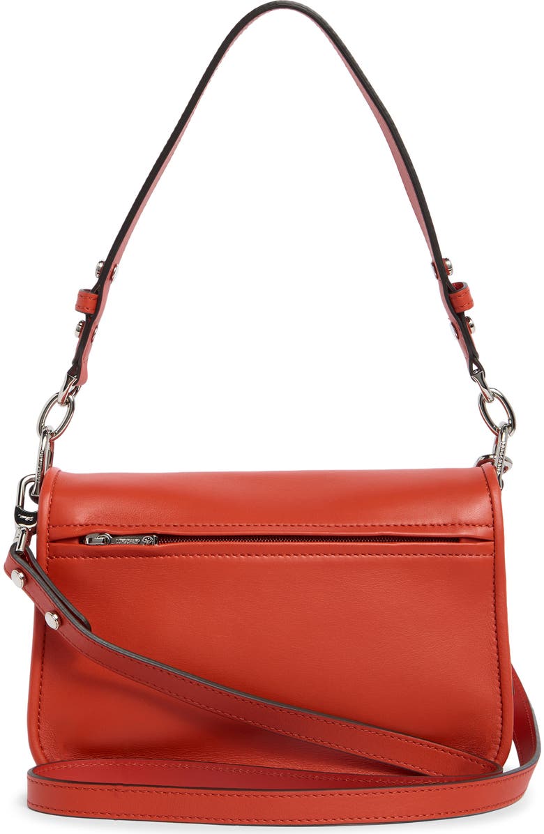 Longchamp Mademoiselle Studded Crossbody Bag, Alternate, color, Poppy