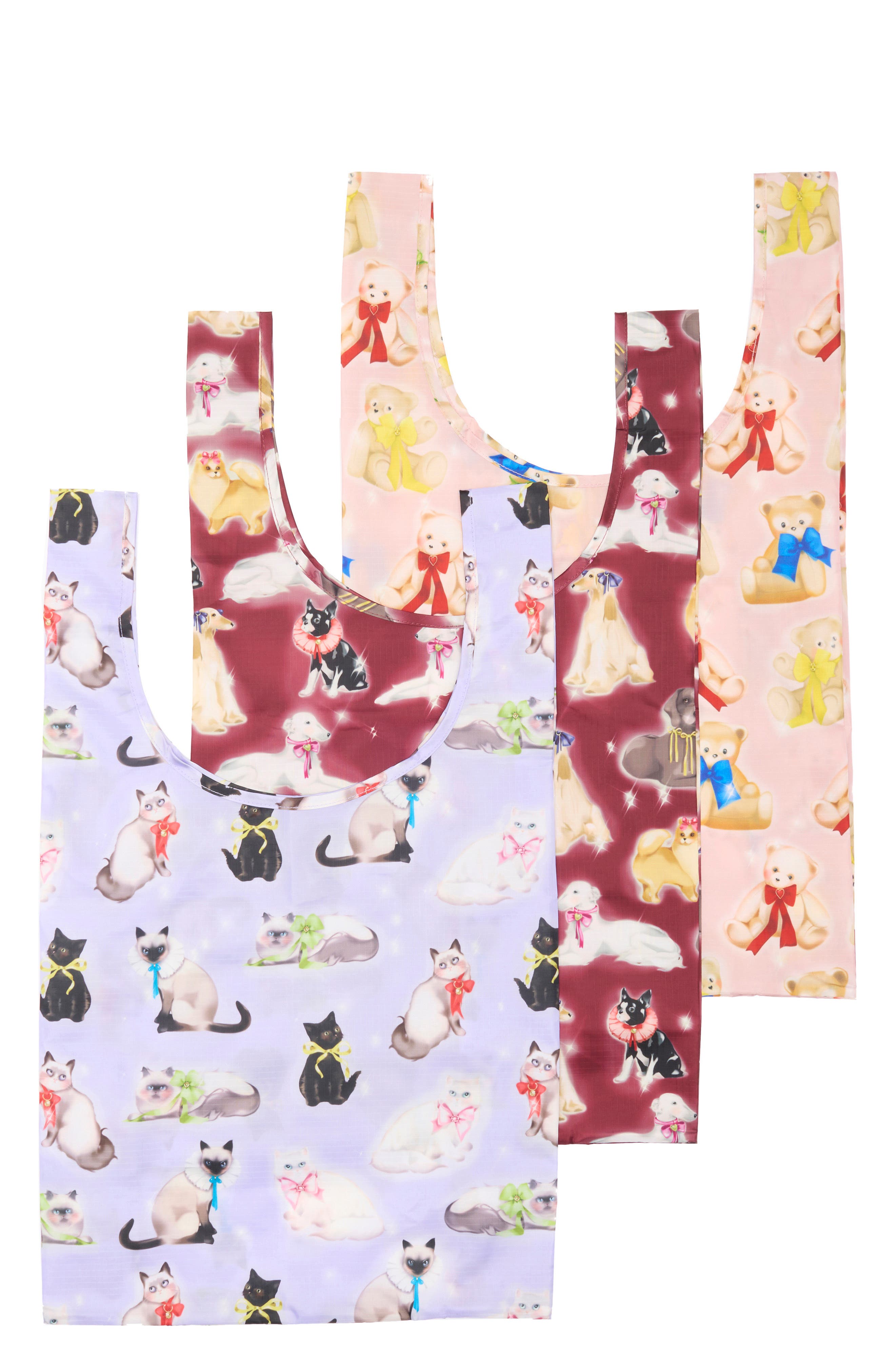 Set of 3 Standard Baggu Reusable Totes