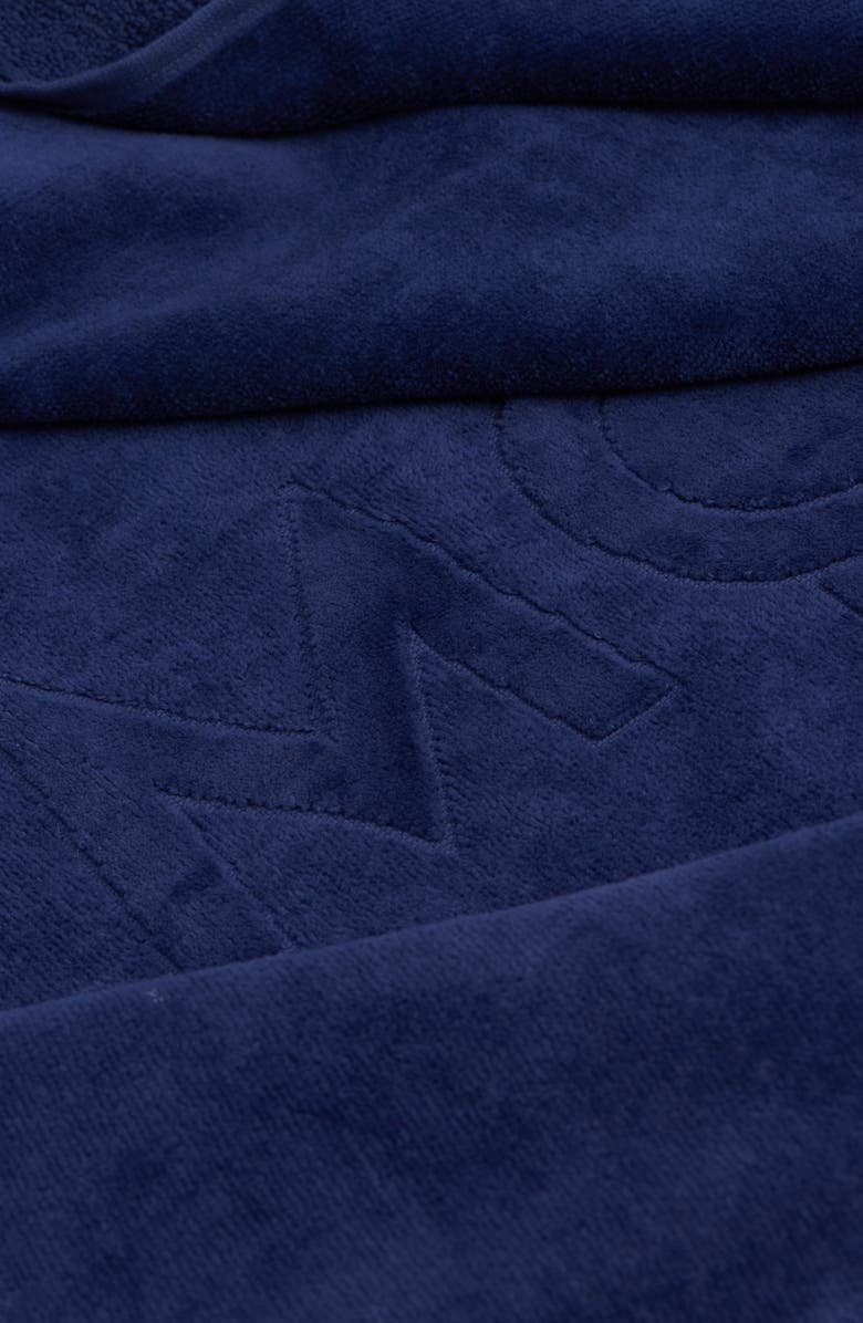 Moncler Stripe Beach Towel, Alternate, color, 74T-Pageant Blue