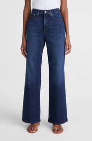 Madewell The Super Stretch Wide Leg Jeans