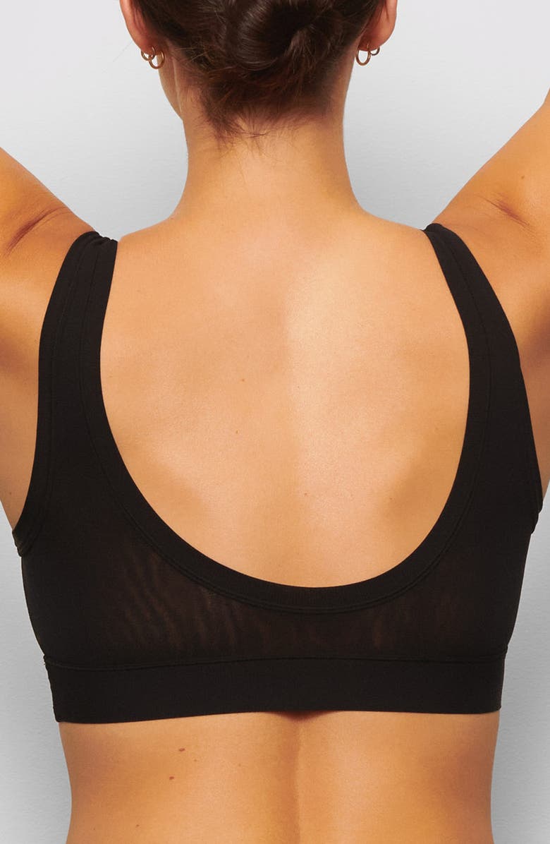 SKIMS Summer Mesh Scoop Neck Bralette, Alternate, color,
