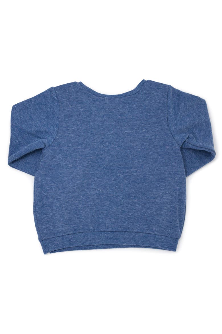 Brooklyn Boxy "dude." white ink, Alternate, color, Denim