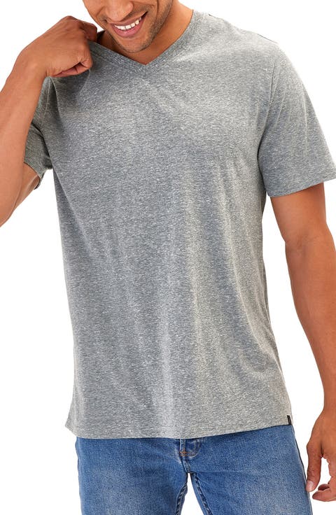 V-Neck Slub T-Shirt