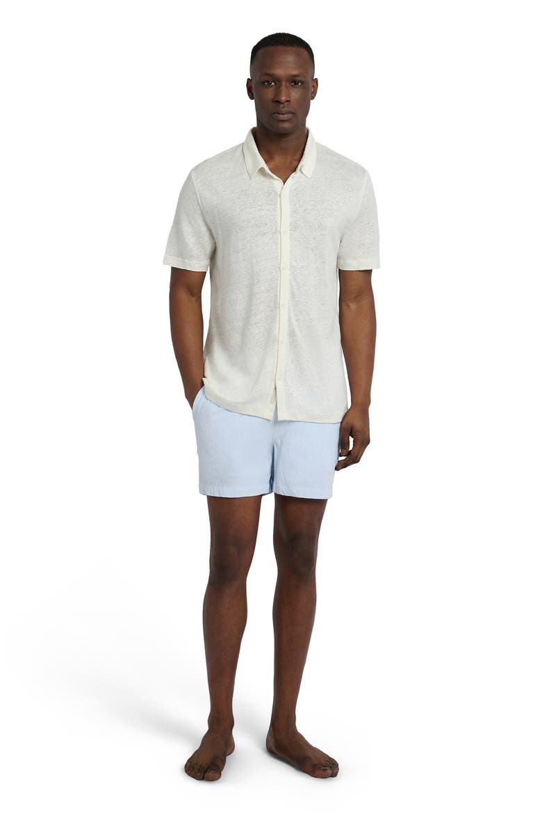 Dylan Linen Shirt, Main, color, WHITE