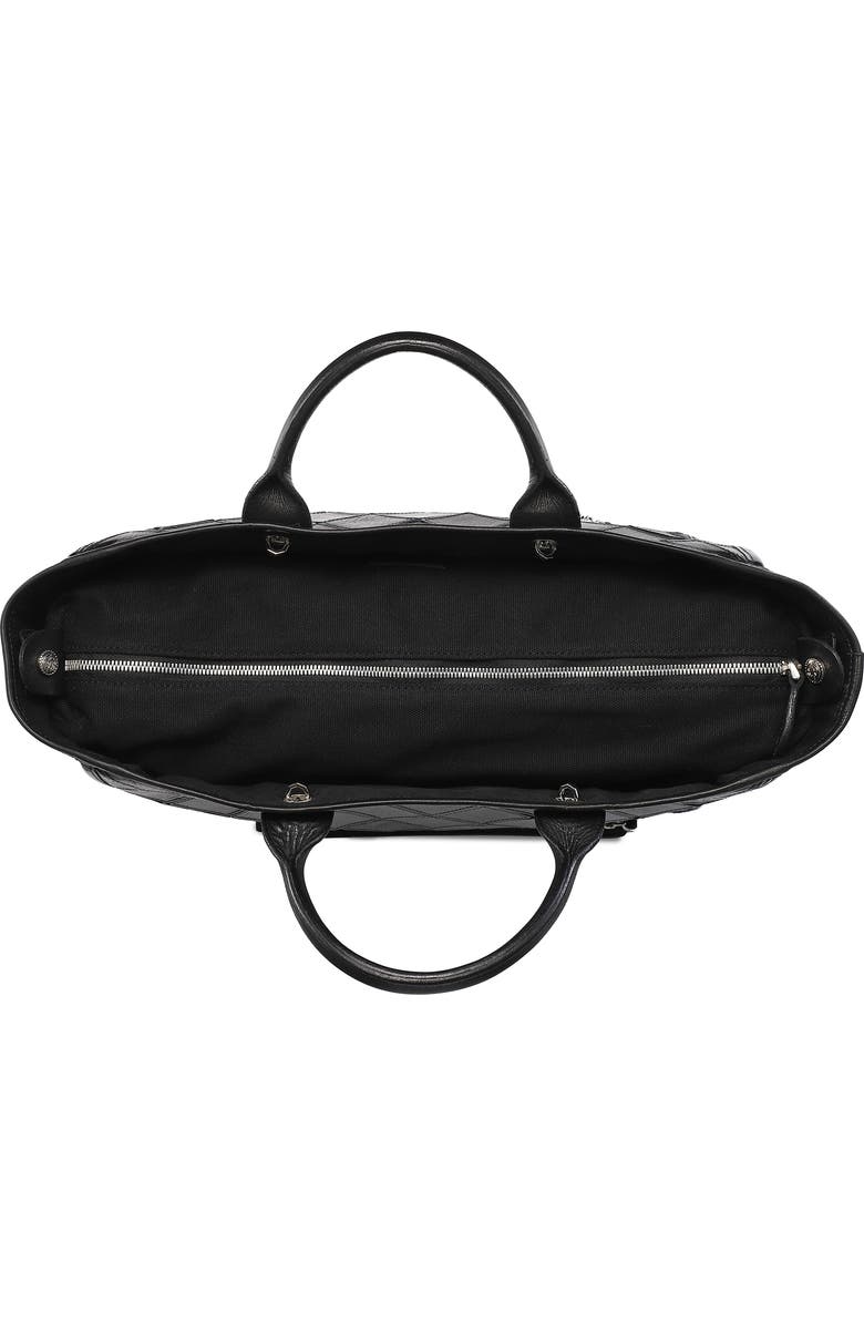 OLD TREND Mermaid Genuine Leather Oversized Carryall Tote, Alternate, color, Black