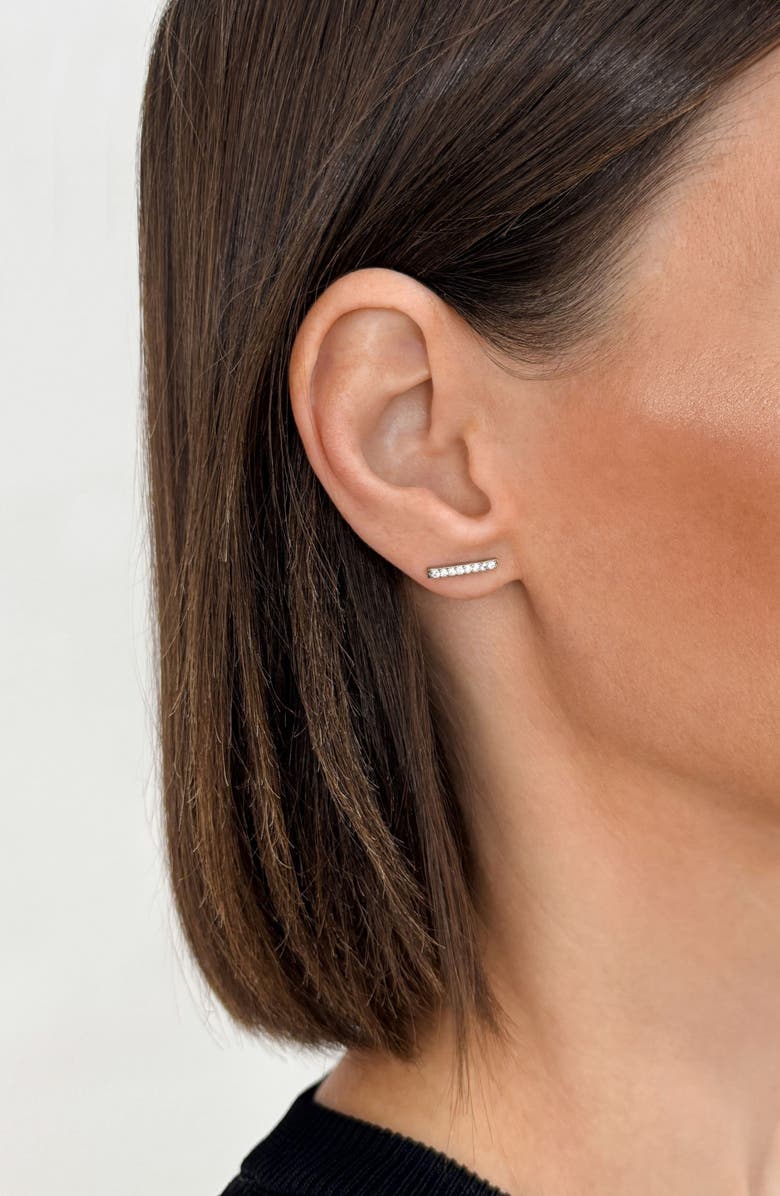 Adornia Set of 3 Stud & Hoop Earrings, Alternate, color, Silver