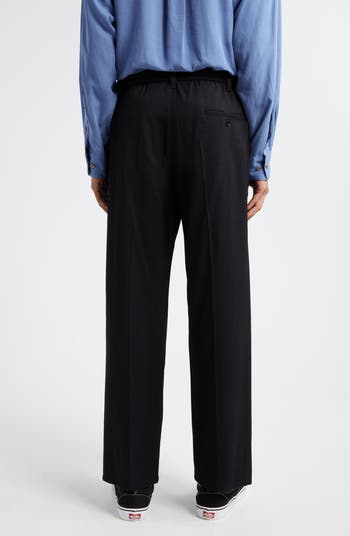 Easy Belted Pleated Pants