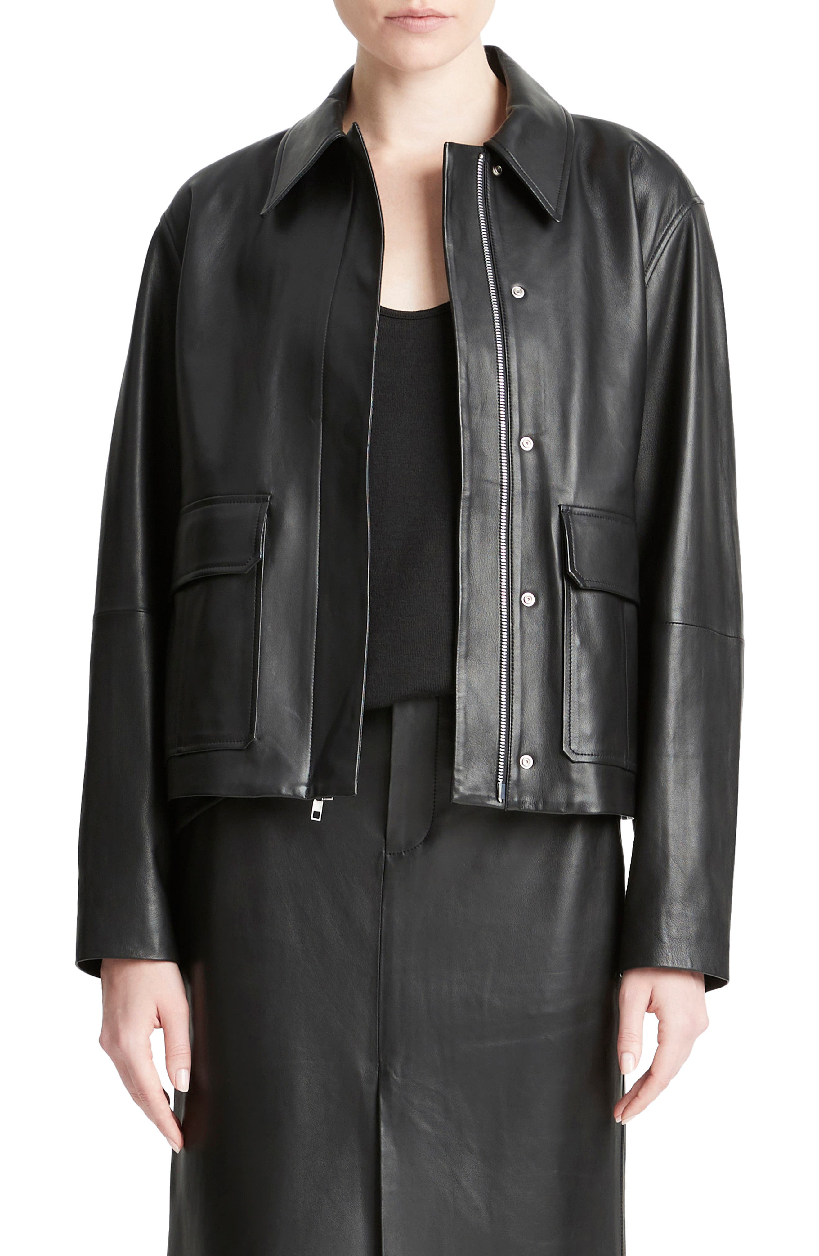 Vince Clean Zip Front Jacket