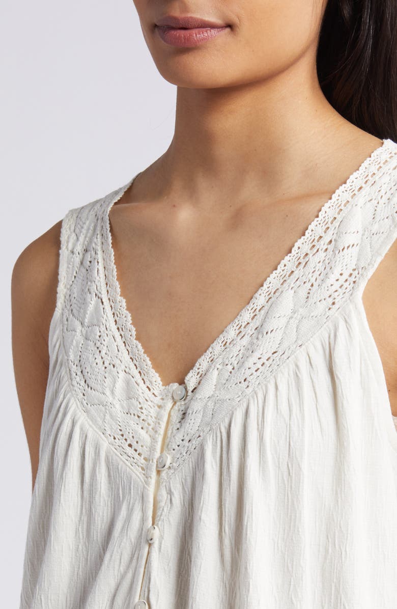 Lucky Brand Lace Trim Tank, Alternate, color, 