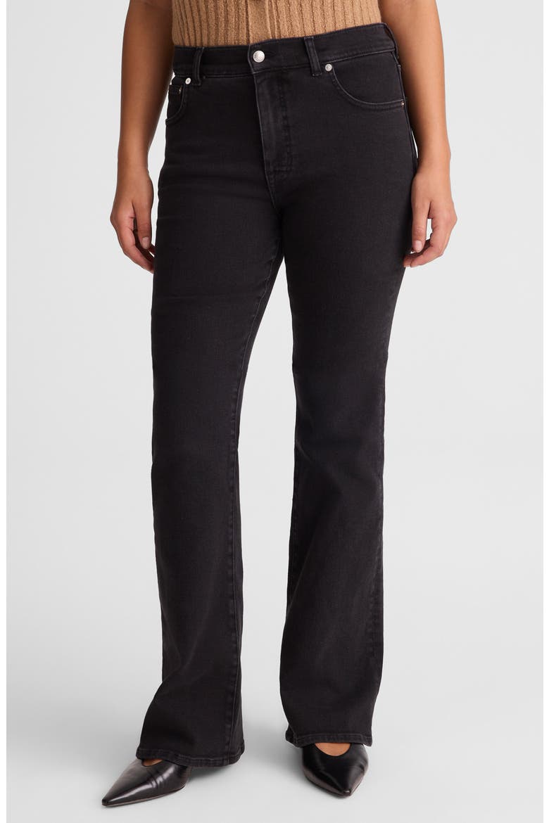 The Vintage-Inspired Flare Jeans, Alternate, color, BLACK FROST