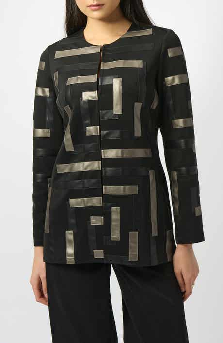 Geometric Scuba Jacket
