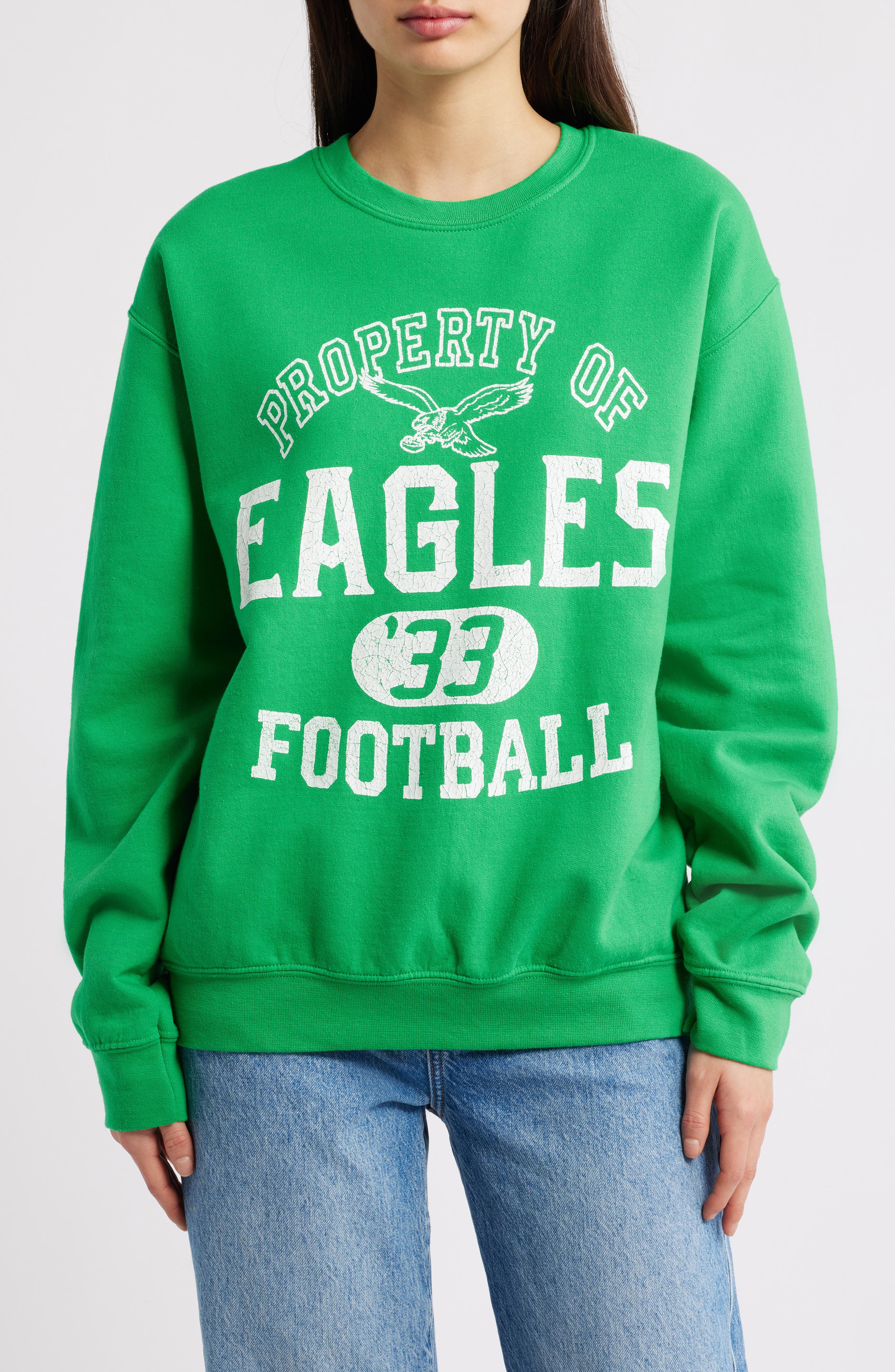 Junk Food NFL Eagles Property Graphic Sweatshirt