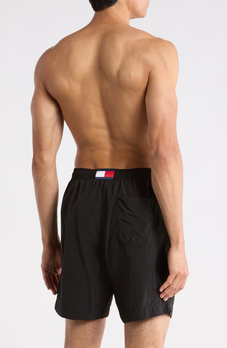 Tommy Hilfiger Swim Trunks, Alternate, color, Black