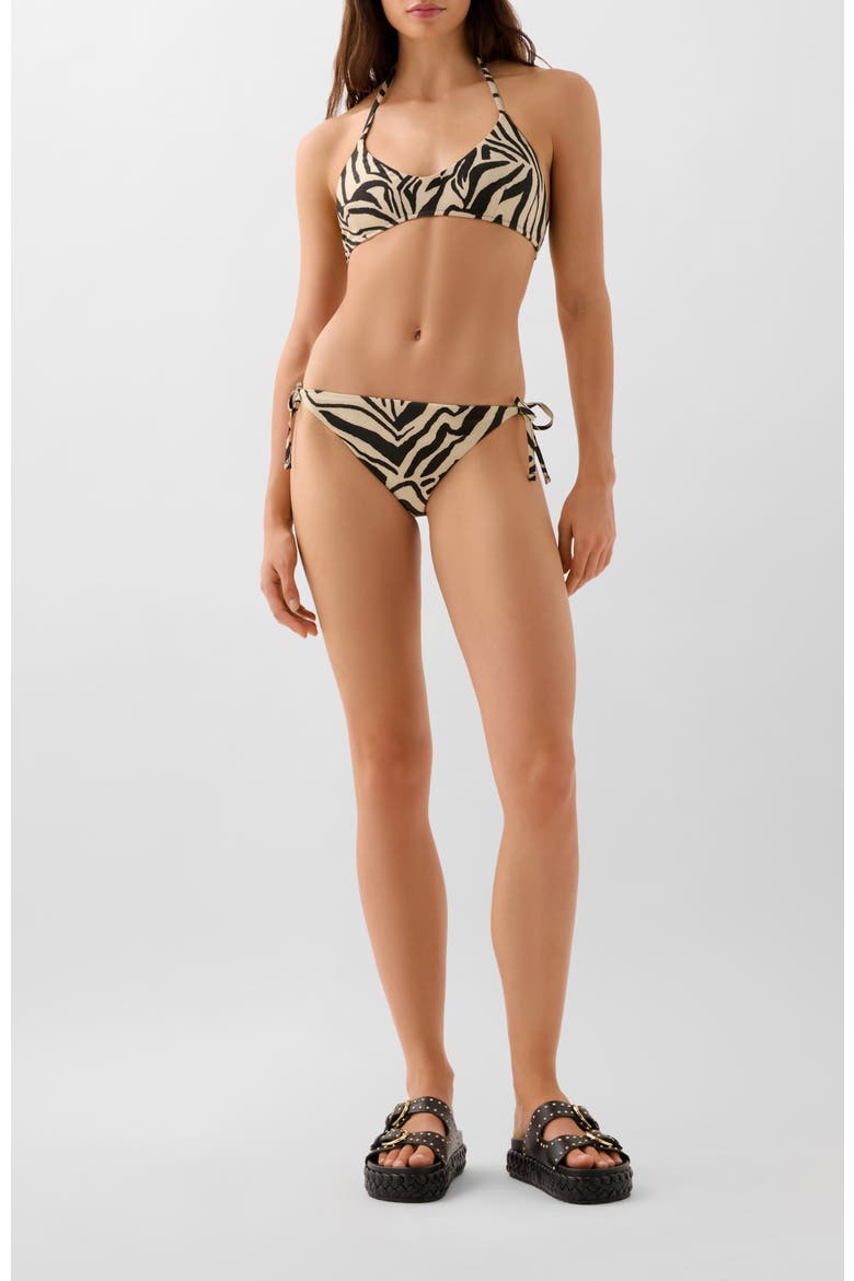 Zebra Bikini, Alternate, color, Animalprint