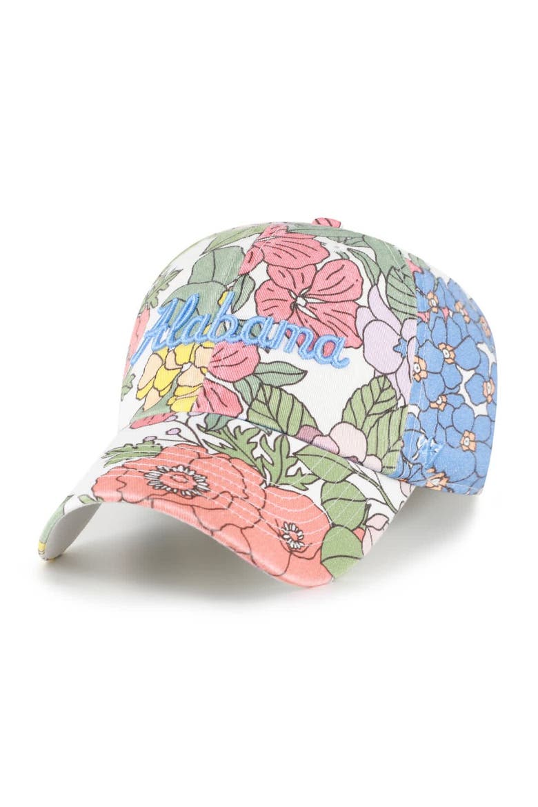 Women's '47  Alabama Crimson Tide Florentina Clean Up Adjustable Hat, Main, color, Green