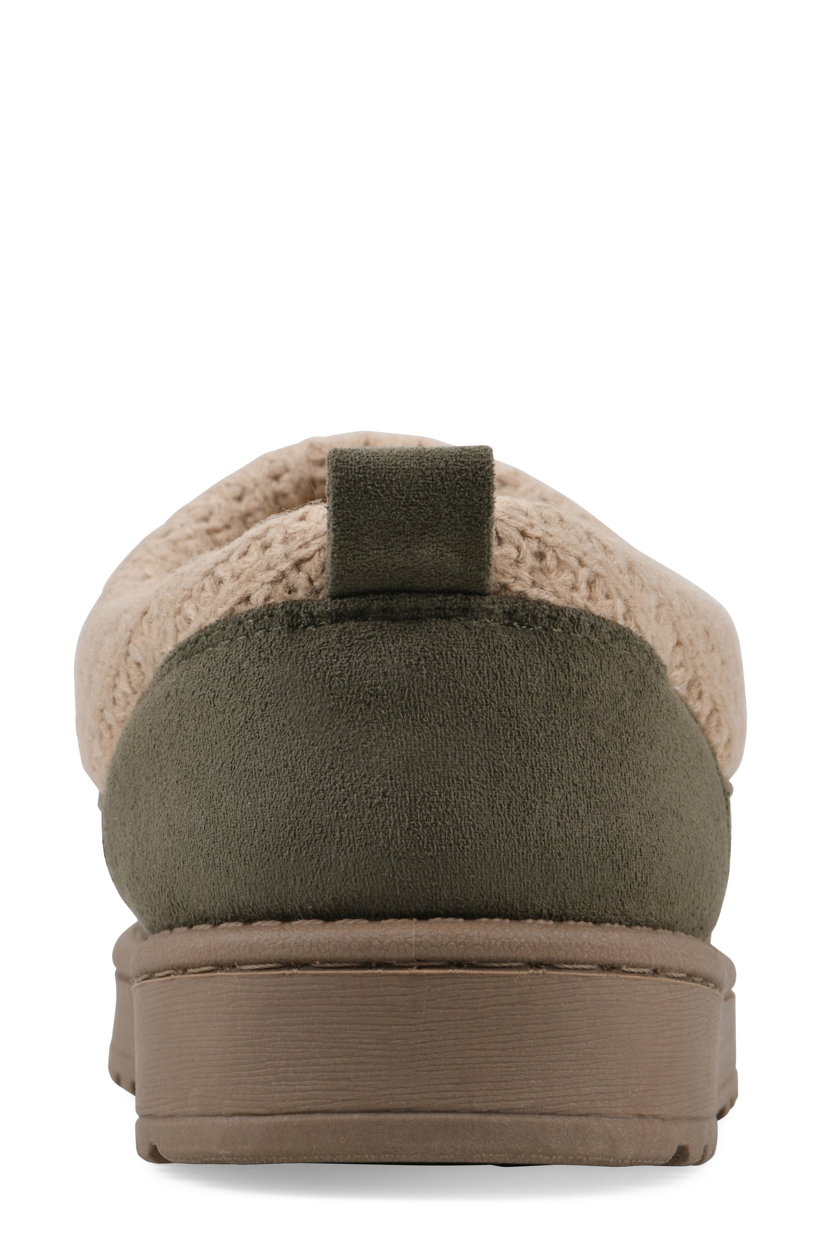 Iceboat Slip-On Clog, Alternate, color, OLIVE/ FABRIC
