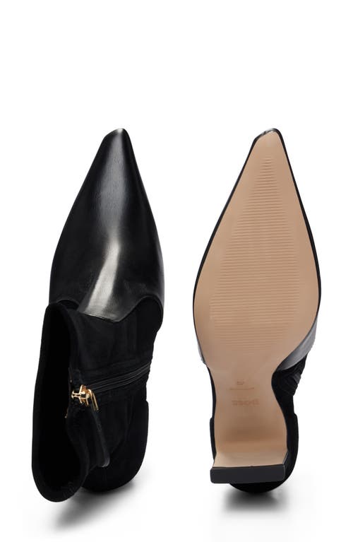 Hugo Boss Boss Safra Pointed Toe Bootie In Black