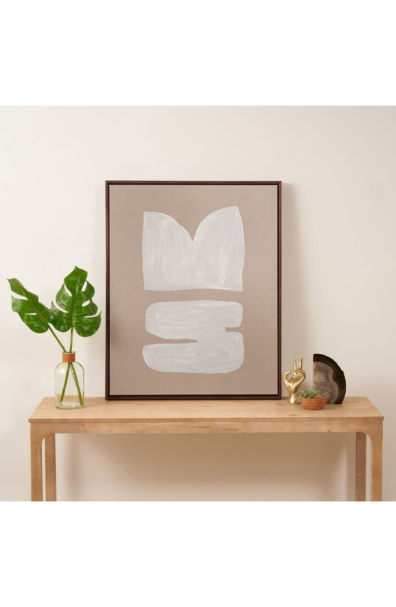 Deny Designs 'Mid Century Brown' by Orara Studio Framed Wall Art, Alternate, color, 