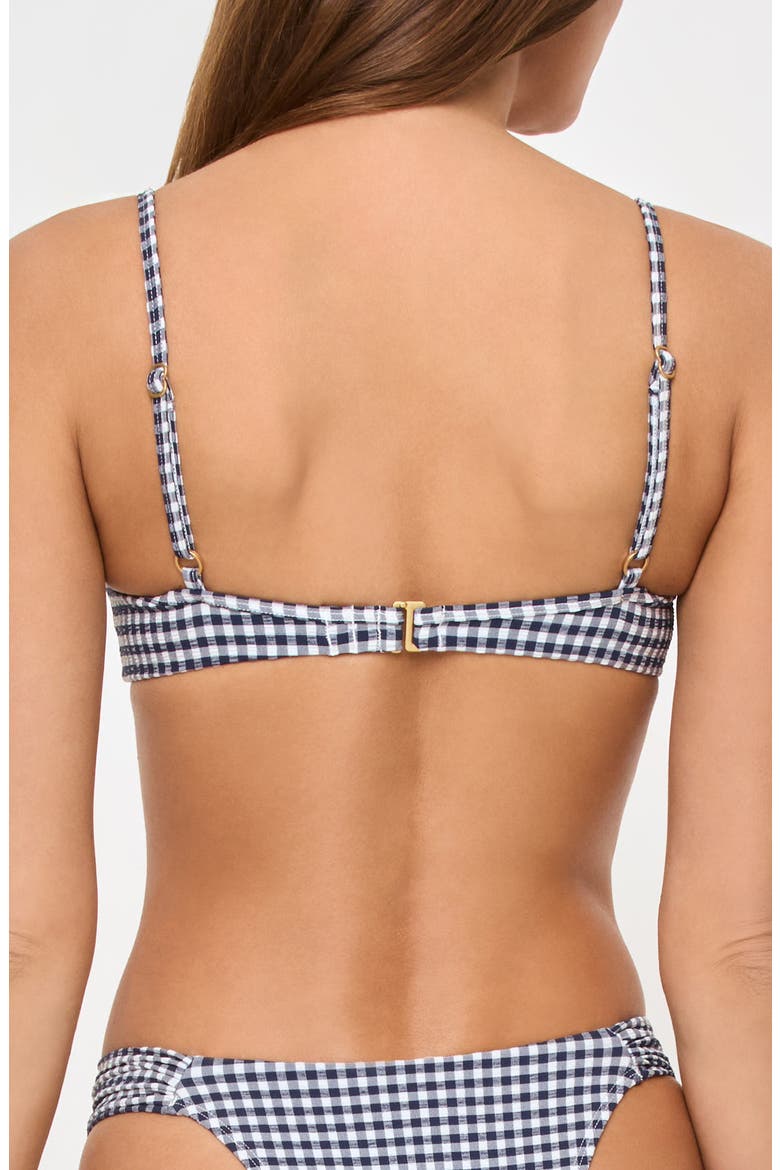 Peyton Bikini Top, Alternate, color, ATTA GIRL GINGHAM