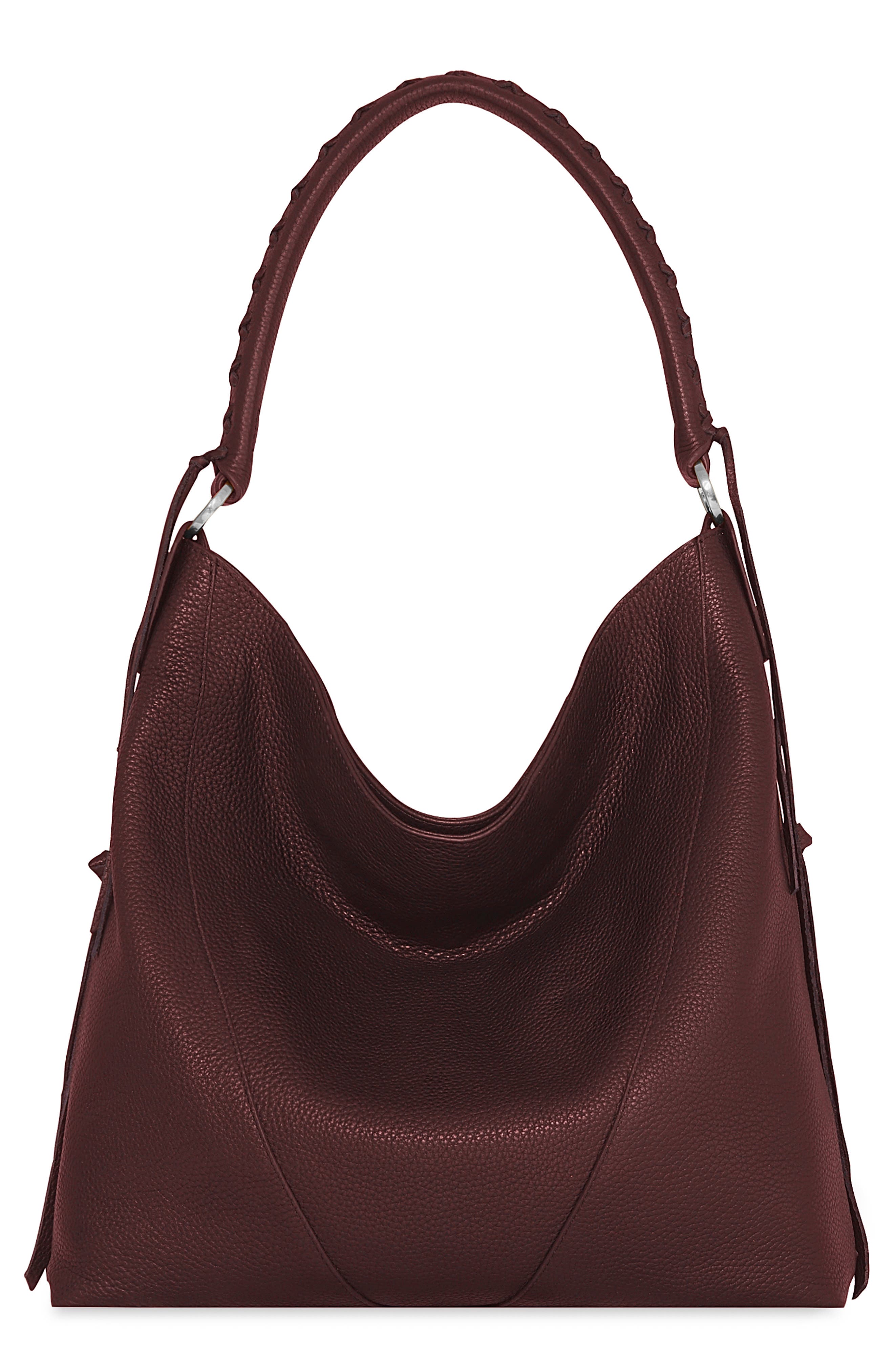 Rebecca Minkoff Mae Pebbled Leather Hobo Bag