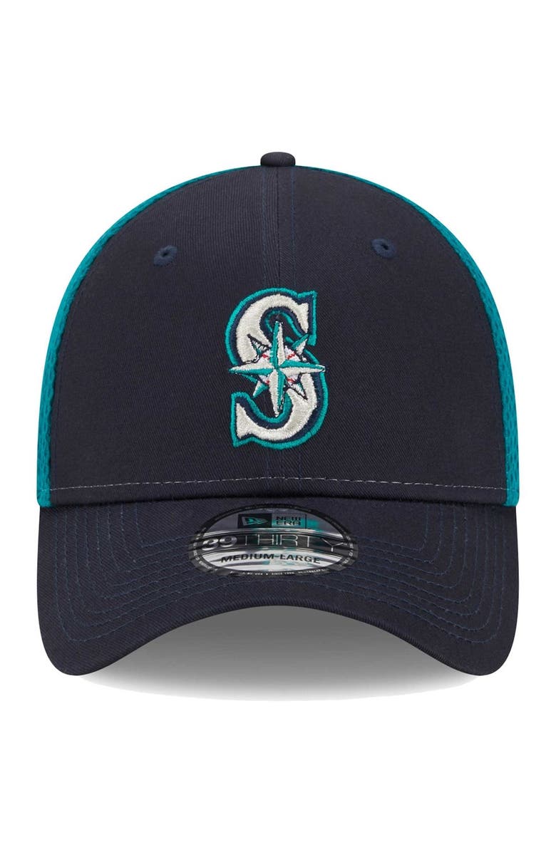 New Era Men's New Era Navy Seattle Mariners Team Neo 39THIRTY Flex Hat, Alternate, color, 