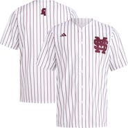adidas Men's adidas White Mississippi State Bulldogs Replica Baseball Jersey