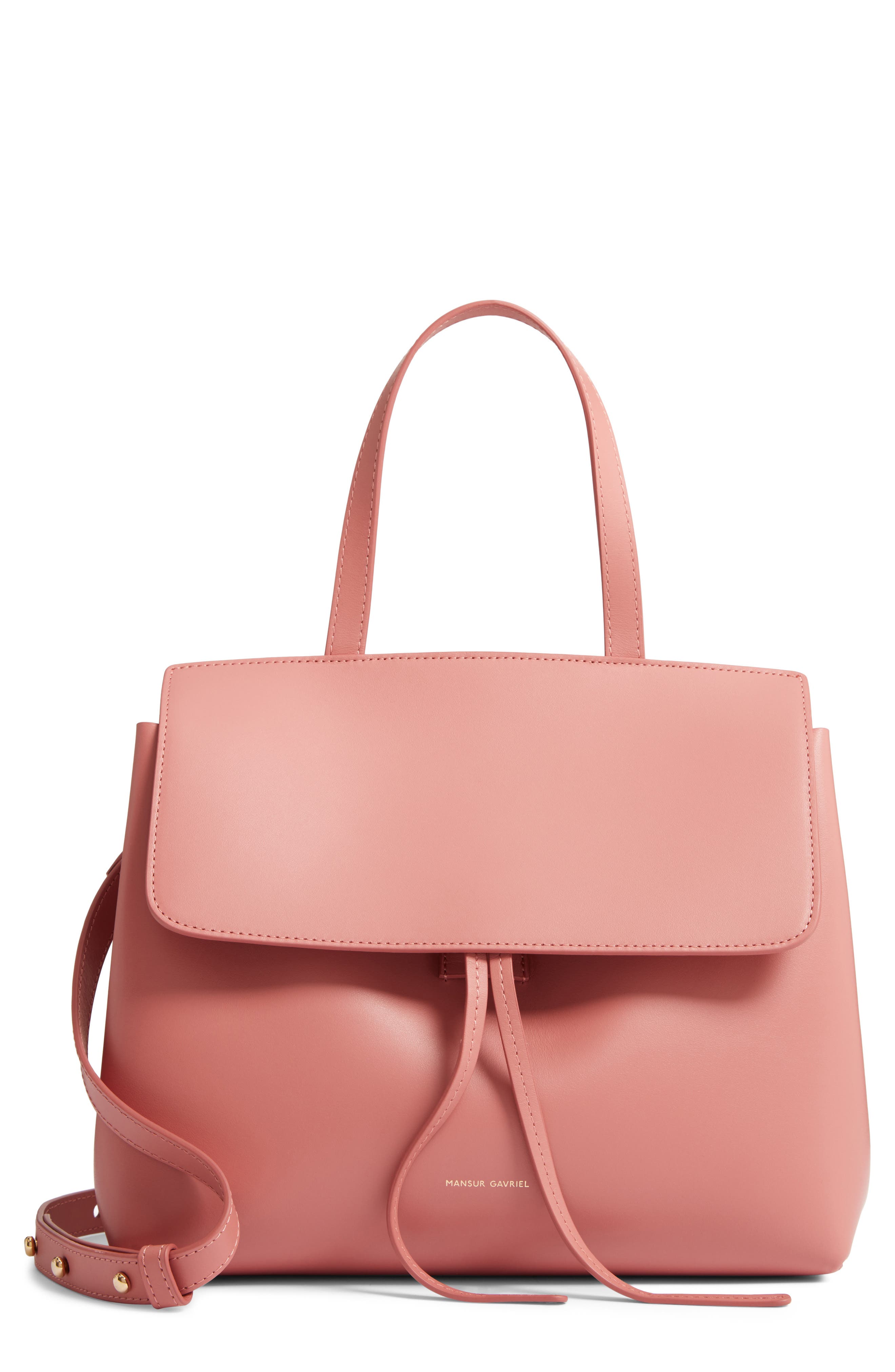 Mansur Gavriel Mini Lady Leather Bag, Main, color, 