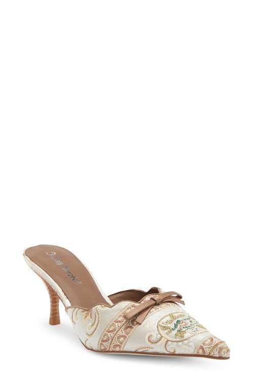 Jeffrey Campbell Decadent Pointed Toe Mule in Natural Multi at Nordstrom, Size 9