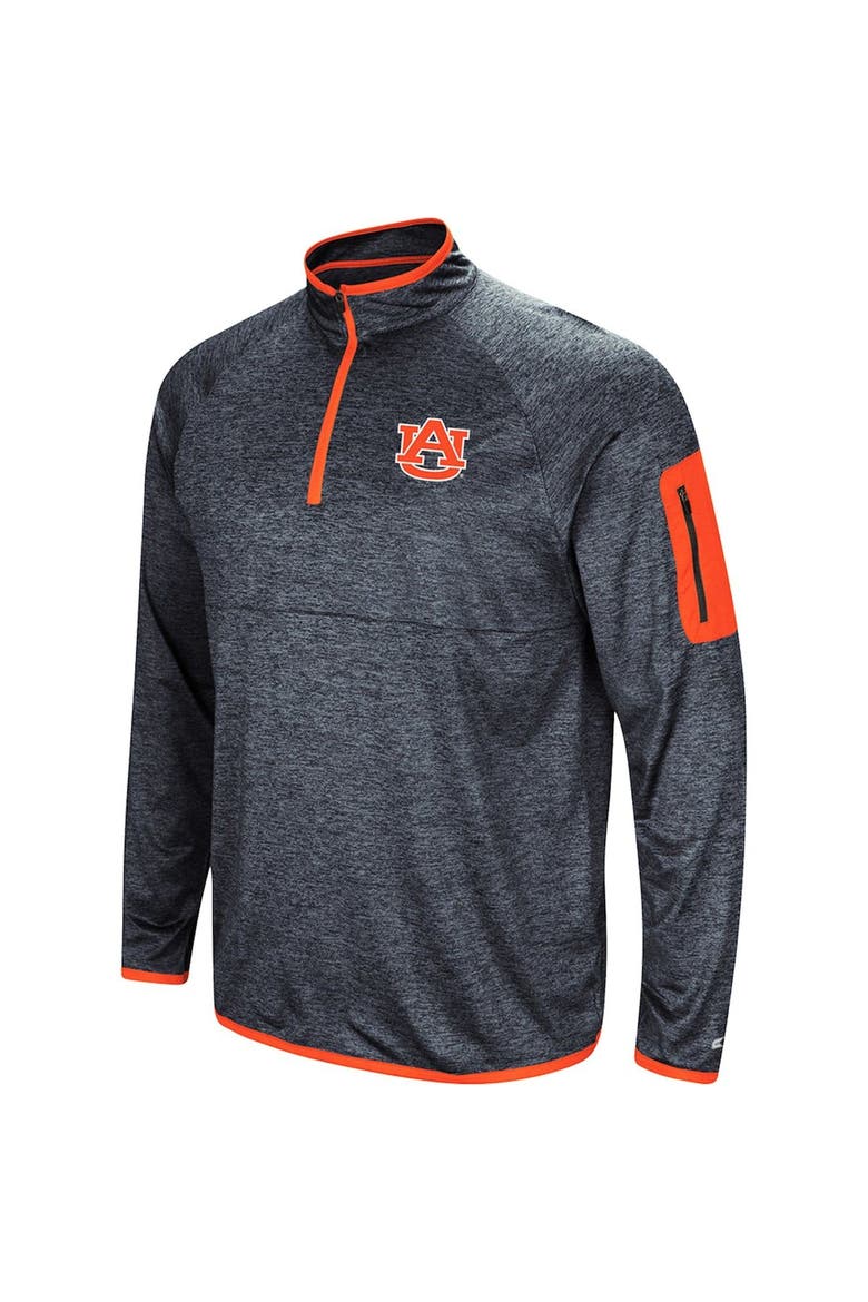 Men's Colosseum Navy Auburn Tigers Amnesia Lightweight Quarter-Zip Pullover, Alternate, color, Navy