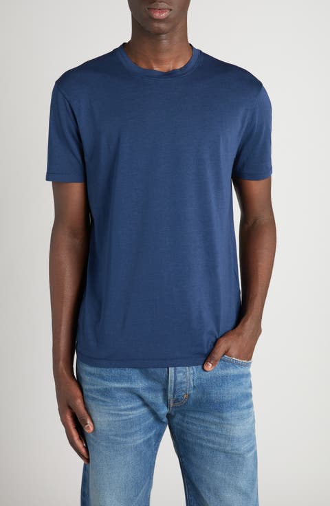 TOMFORD｜SHORT-SLEEVED ROUND NECK T-SHIRTS (T4M08 104 33 TOMFORD｜SHORT-SLEEVED ROUND NECK T-SHIRTS (T4M08 104 33