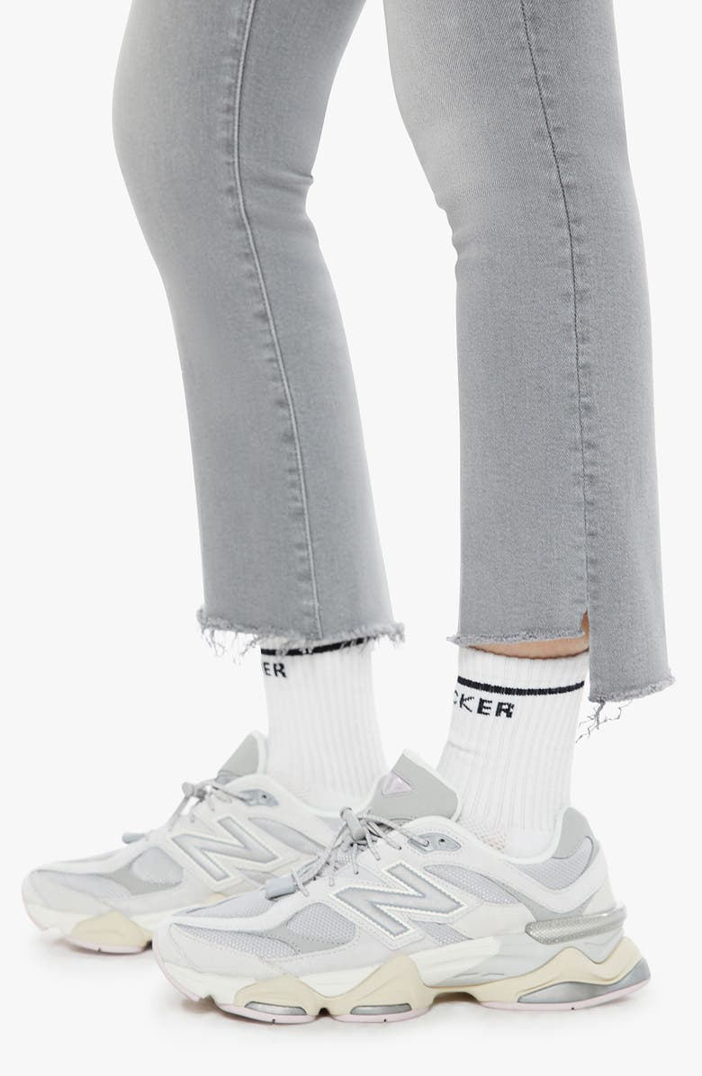 MOTHER The Insider Step Hem Crop Bootcut Jeans, Alternate, color, Noted