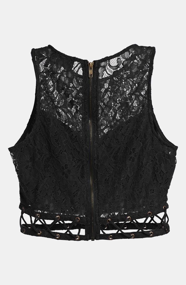 ASTR the Label ASTR Lace Crop Top, Alternate, color, 