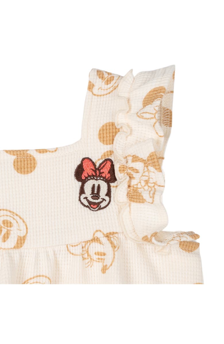 Disney Minnie Mouse Sleeveless 2-Piece Tank Top and Pants Set, Alternate, color, Minnie Ochre White