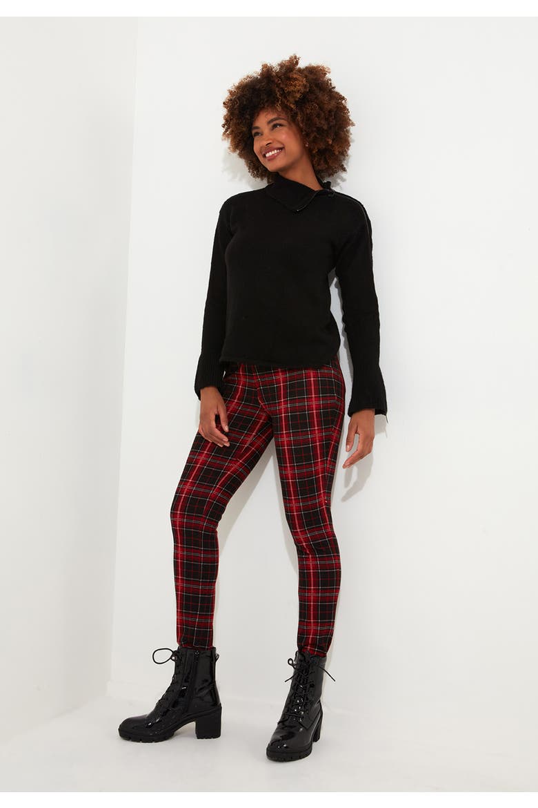 Asymmetrical Zip Neck Pullover Sweater, Alternate, color, BLACK